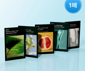 Abib Gummy Sheet Mask Sticker (1 sheet) – Heartleaf / Sedum Hyaluron / Madecassoside / Collagen Milk / Vita