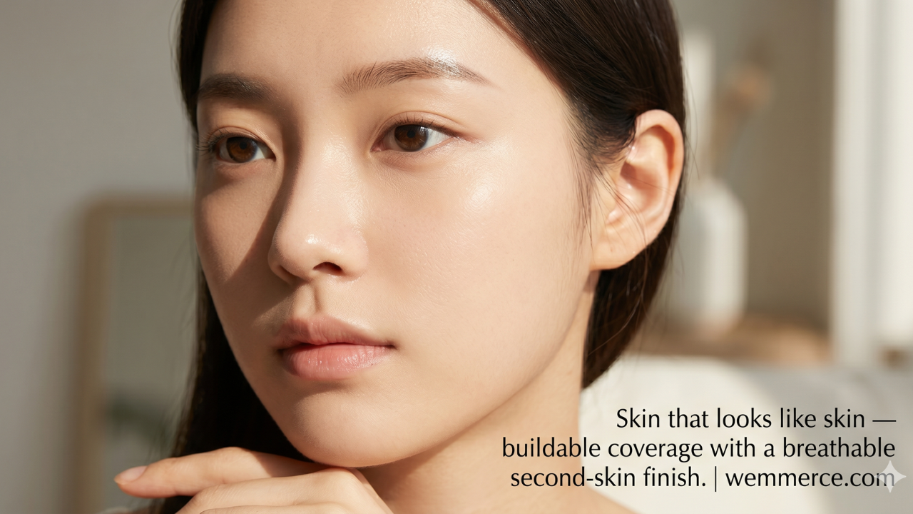 JUNGSAEMMOOL 12 cushion foundation shades flat lay — full shade range ivory to warm beige